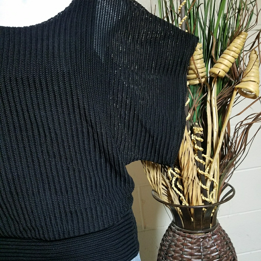 Studio Y Cute Black Covered Tank Top